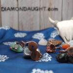 The Diamond Aught Inlay Rings